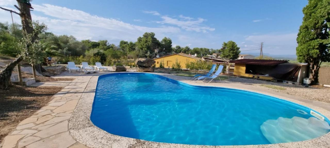 טראגונה Casa Con Vistas, Piscina Y Animales De Granja, La Caseta מראה חיצוני תמונה